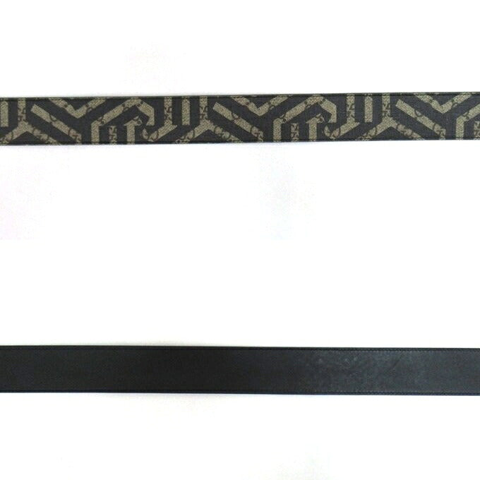 GUCCI GG Kaleido Leather Belt Brown Size 110