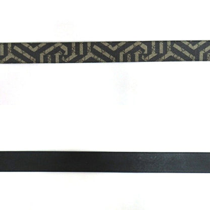 GUCCI GG Kaleido Leather Belt Brown Size 110