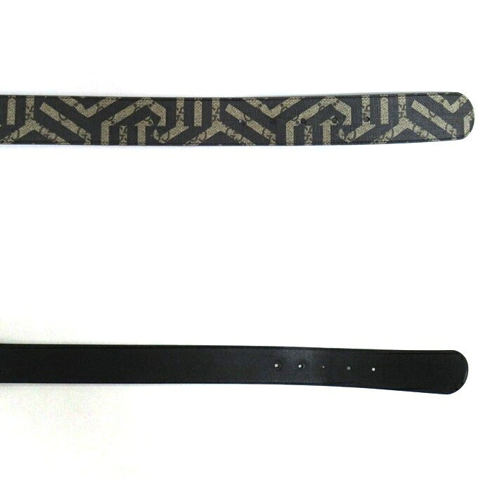 GUCCI GG Kaleido Leather Belt Brown Size 110