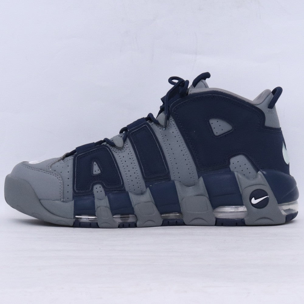 NIKE Air More Uptempo '96 Cool Grey Navy Sneakers Size 29cm