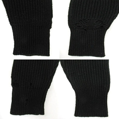NEIGHBORHOOD SAVAGE Crew Knit Sweater Black Size S