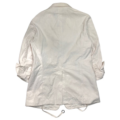 Y's for men 90s-00s Cotton Bondage Jacket Off-White