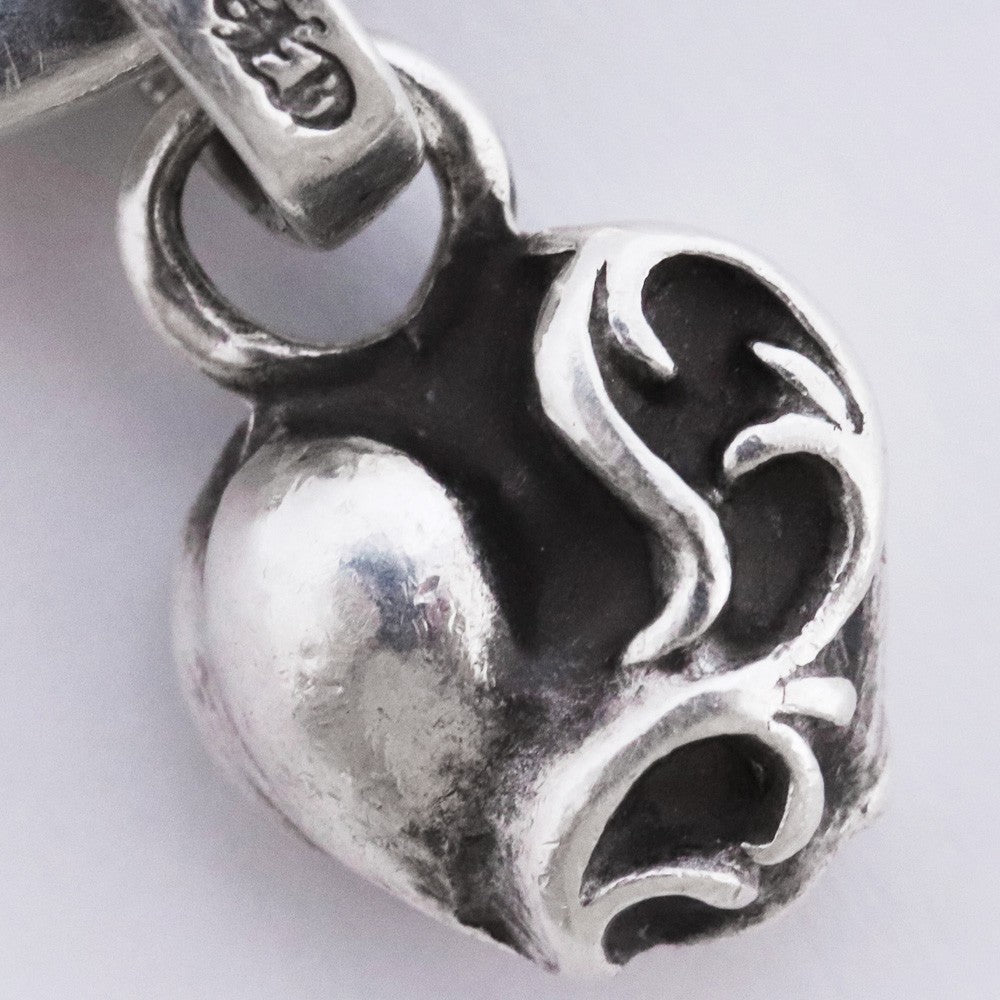 CHROME HEARTS NTFL W NTFL HEART Ring Silver Size ONE SIZE