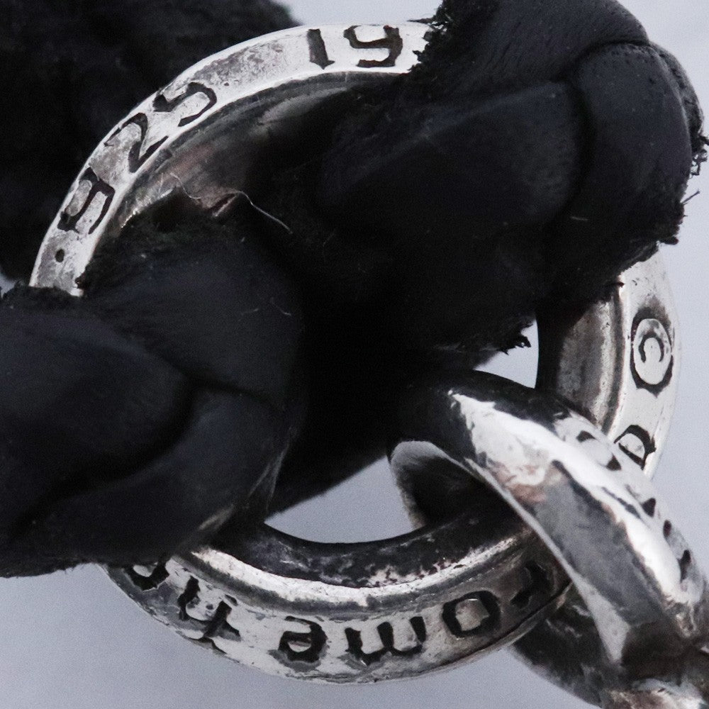 Chrome Hearts Old Roller Scroll Necklace Black Size F