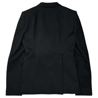 Rick Owens Cotton-Wool Brushed 1B Blazer Jacket Size 38