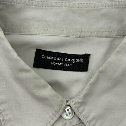 COMME des GARCONS HOMME PLUS 80s Wide Shirt Ivory Size FREE