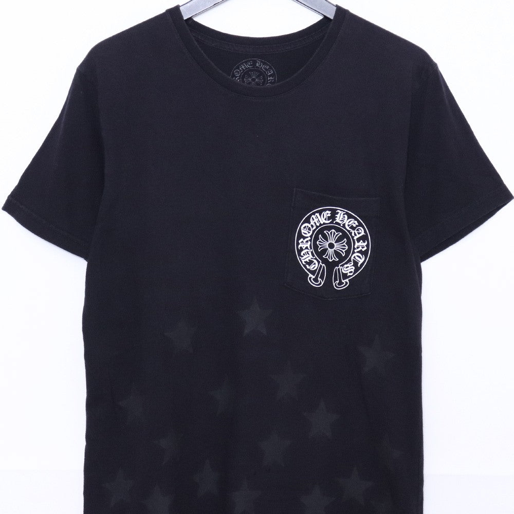 CHROME HEARTS Back Scroll Horseshoe T-Shirt Black Size M