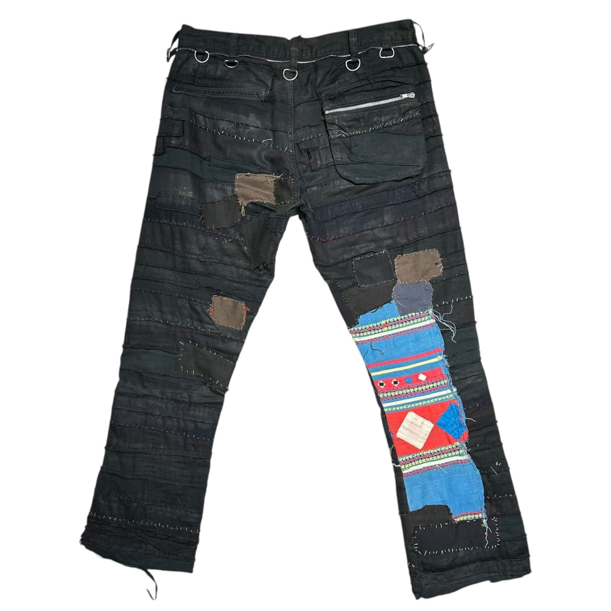 UNDERCOVERISM 03SS SCAB Crust Patchwork Pants Black Size M
