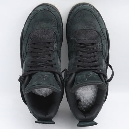 NIKE x KAWS Air Jordan 4 Retro Black Sneakers Size 28.5cm