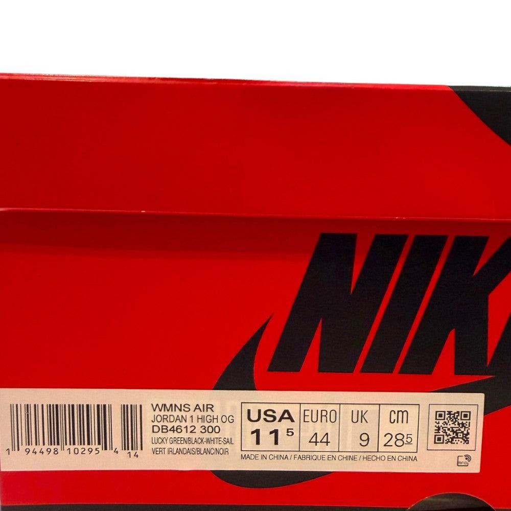 NIKE WMNS AIR JORDAN 1 Lucky Green Sneakers Size WMNS 28.5cm