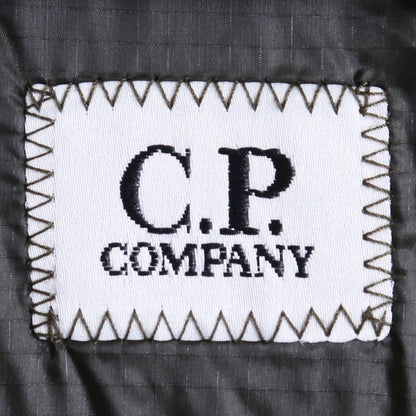 C.P. COMPANY Goggle Down Knit Jacket Khaki Size M