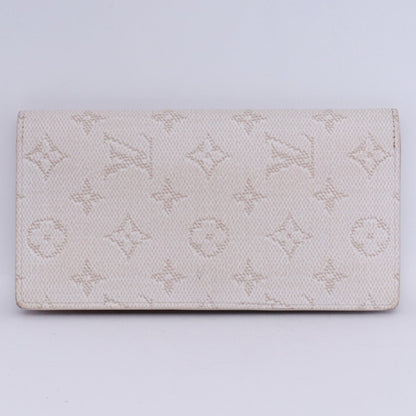 Louis Vuitton Portefeuille Brazza Wallet White Size F