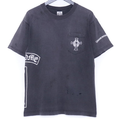 Chrome Hearts OLD T-BAR CH Cross Scroll T-Shirt Black Size M