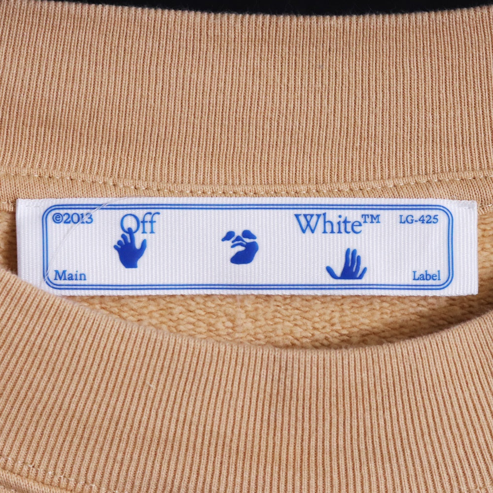 OFF-WHITE × MERCEDES-BENZ Project Crewneck Beige Size M