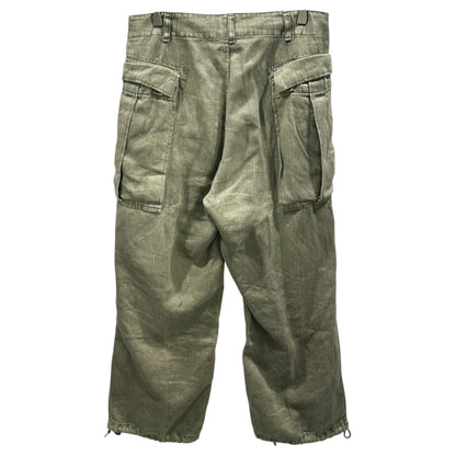 HERILL 26SS USMC HBT Linen Pants Olive Size 1
