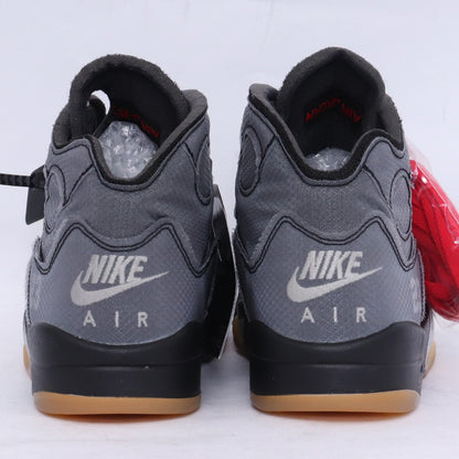 OFF-WHITE x AIR JORDAN 5 Retro SP Sneakers Black Size 25.5cm