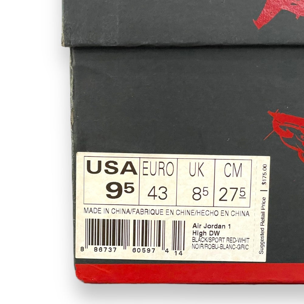 NIKE Air Jordan 1 Retro High Dave White Sneakers Size 27.5cm