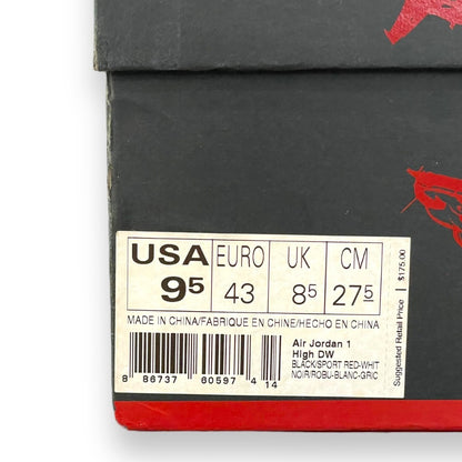 NIKE Air Jordan 1 Retro High Dave White Sneakers Size 27.5cm
