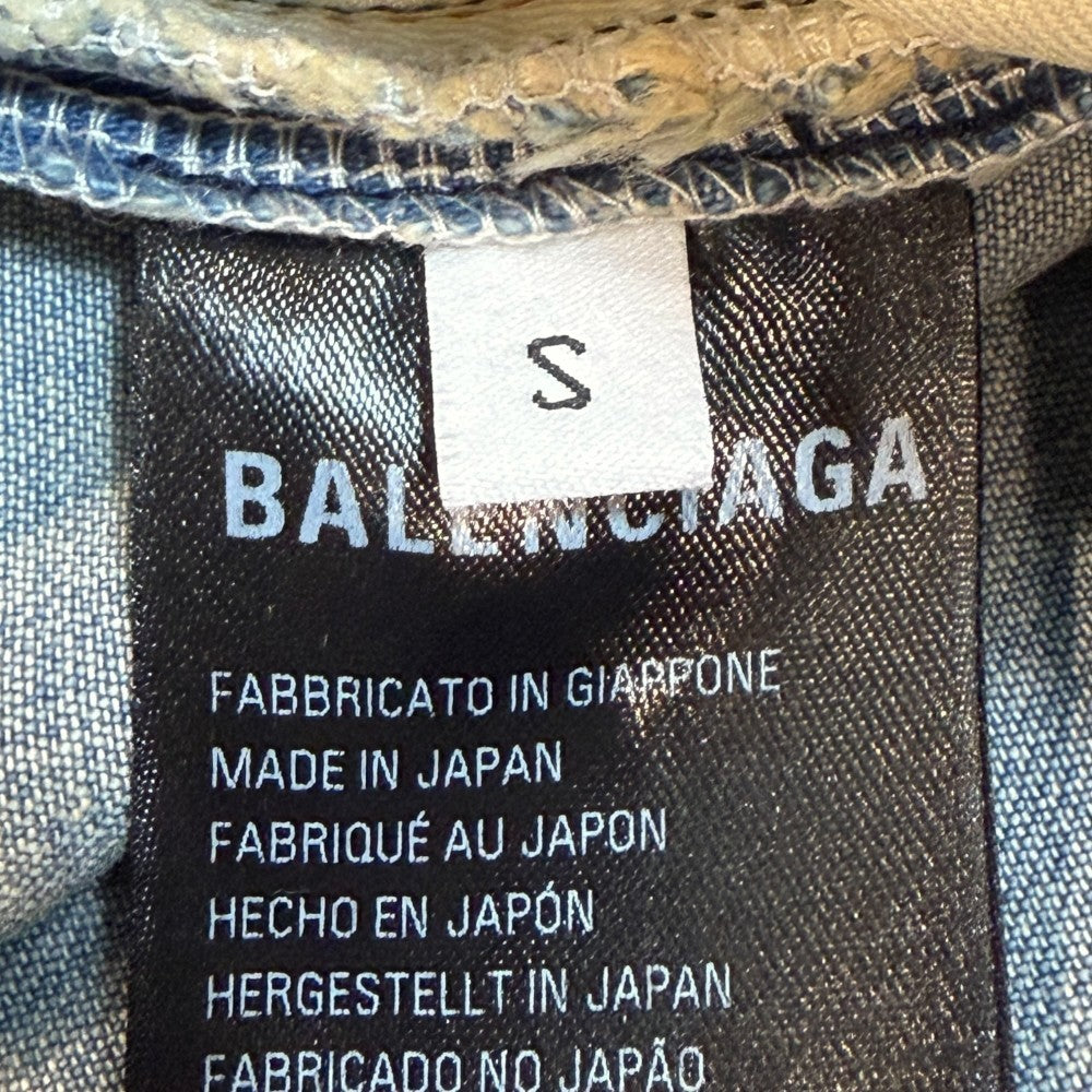 BALENCIAGA Baggy Denim Jeans Indigo Wash Size S
