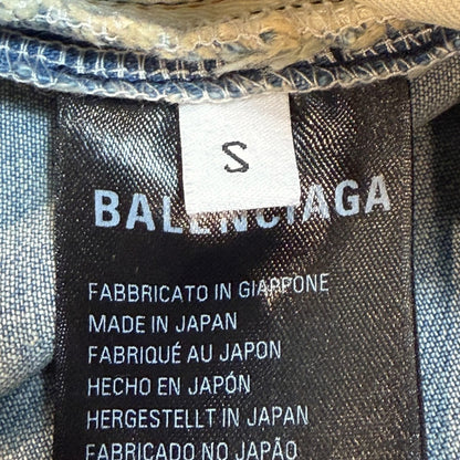 BALENCIAGA Baggy Denim Jeans Indigo Wash Size S