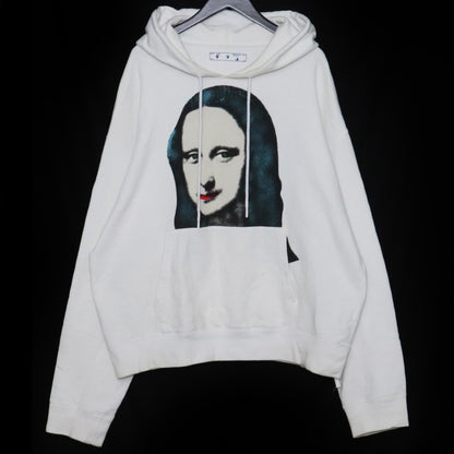 OFF-WHITE 20AW Monalisa Print Hoodie White Size XL