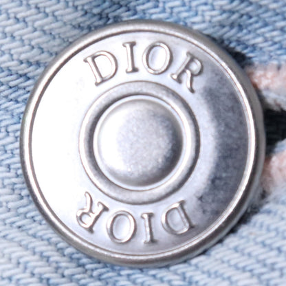 DIOR Carpenter Double Knee Denim Light Indigo Size 46