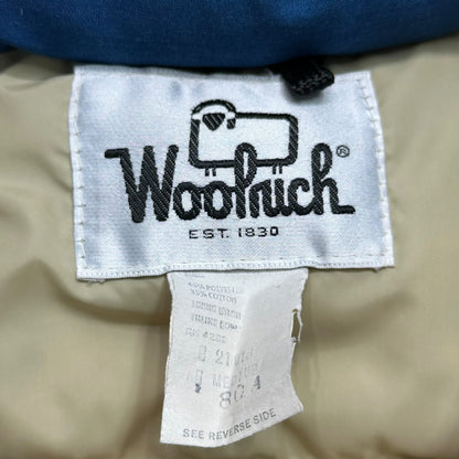 WOOLRICH 70s 65/35 Hooded Down Jacket Navy Size M