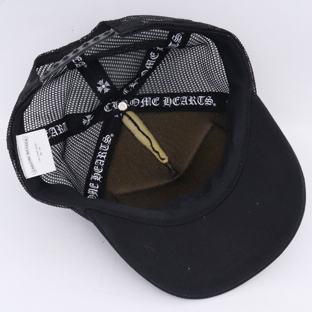 CHROME HEARTS Kids Trucker Cap Black Size ONE SIZE
