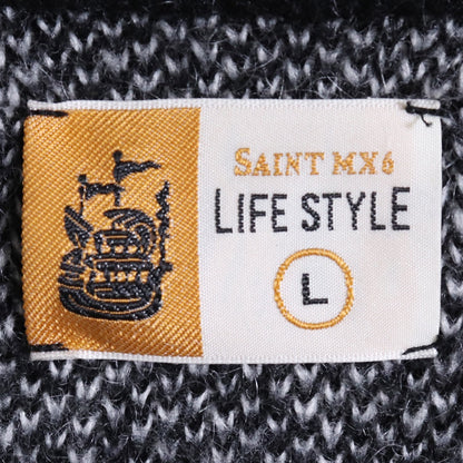 SAINT MICHAEL x DENIM TEARS Mohair Cardigan Black Size L