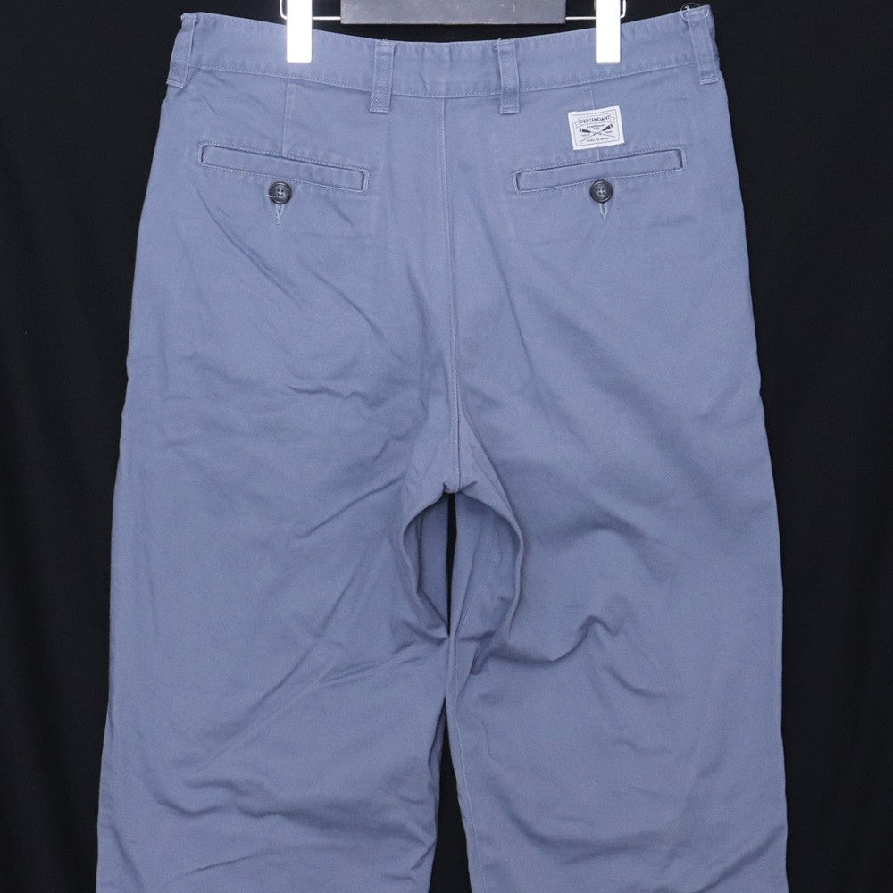 Descendant DC-3 Twill Pleated Trousers Gray Size 3
