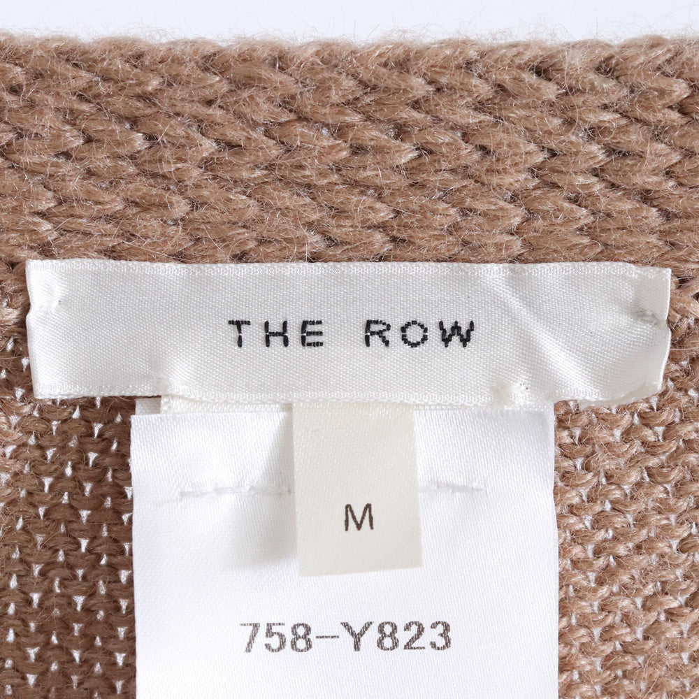 The Row Sheldon Cardigan Silk Wool Brown Size M