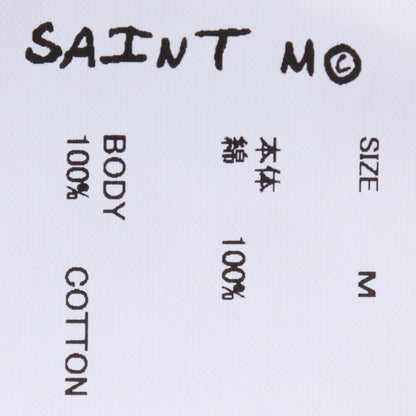 SAINT MICHAEL 26SS SAINT HORROR T-Shirt White Size M