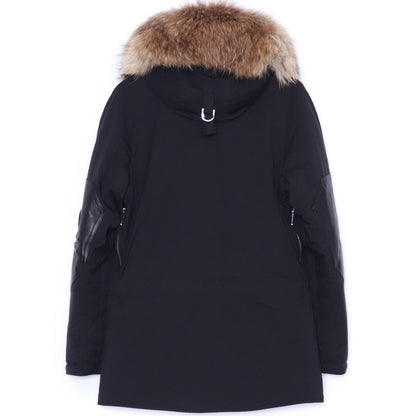 MASTERMIND JAPAN Gore-Tex Fur Hood N-3B Coat Black Size XS