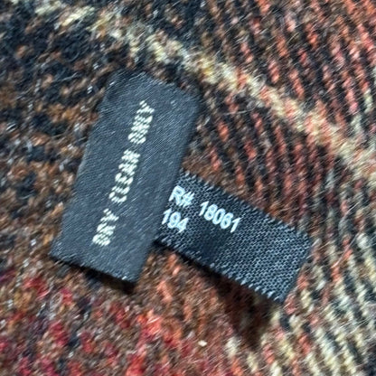 RRL Ombre Plaid Wool Hunting Jacket Red Beige Size S