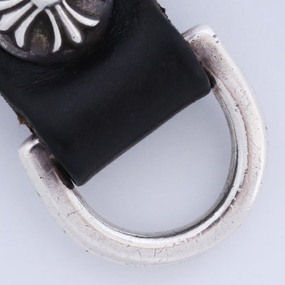 CHROME HEARTS Cross Ball Belt Loop D-Ring Black Size F