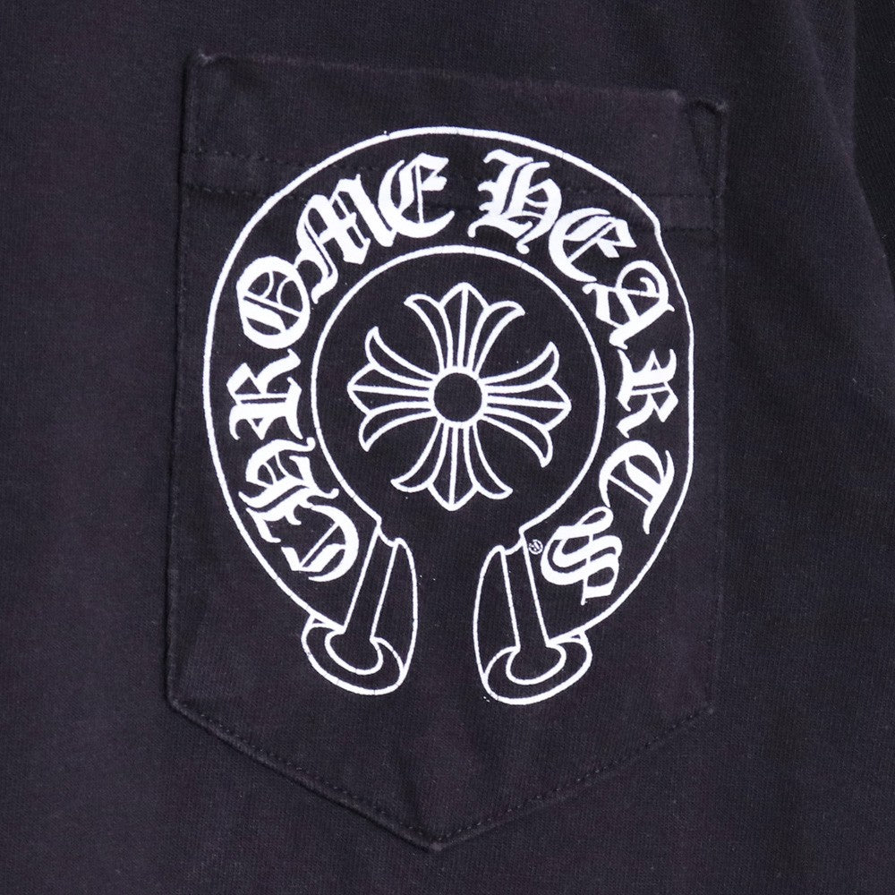 Chrome Hearts Old Back Scroll Label Print T-Shirt Size S
