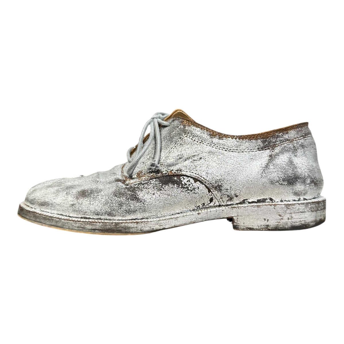 MAISON MARGIELA 20AW Tabi Bianchetto Shoes Silver Sneakers Size 36