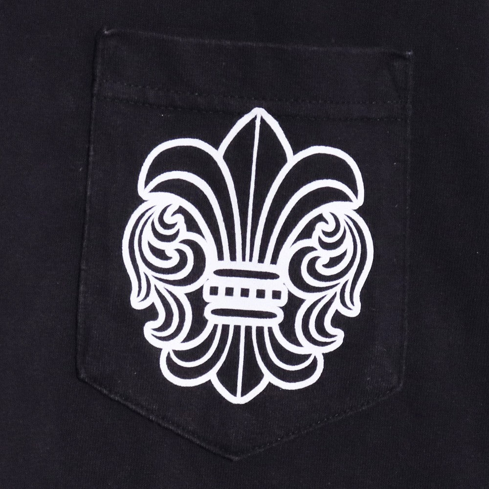 CHROME HEARTS OLD BS Flare T-Bar Pocket T-Shirt Black Size M