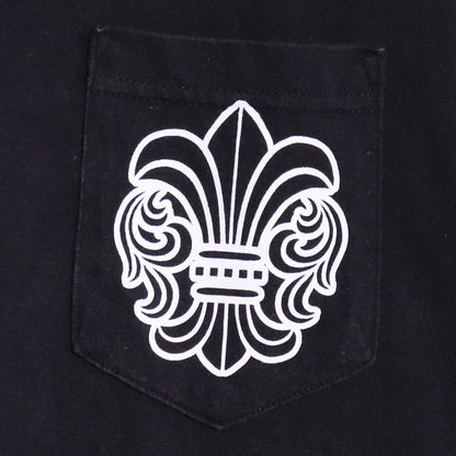 CHROME HEARTS OLD BS Flare T-Bar Pocket T-Shirt Black Size M