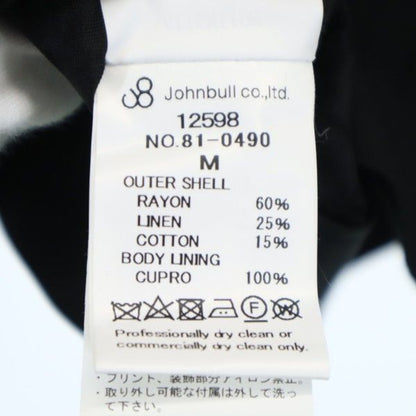 Johnbull Unused Rayon Embroidered Blouson Black Size M