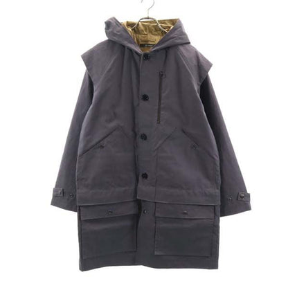 Johnbull Gray 2-Way Hooded Coat Size S