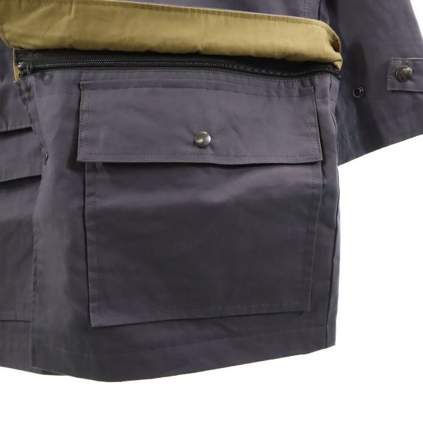 Johnbull Gray 2-Way Hooded Coat Size S