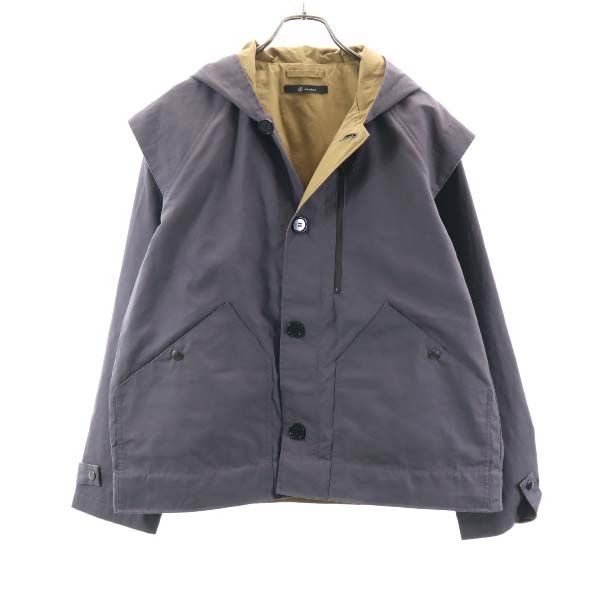 Johnbull Gray 2-Way Hooded Coat Size S
