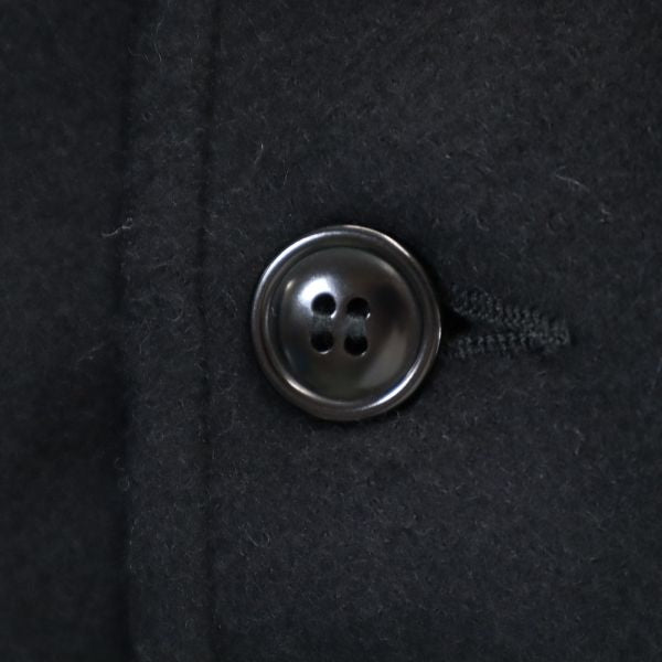 Johnbull Wool Blend Melton Jacket Black Size M