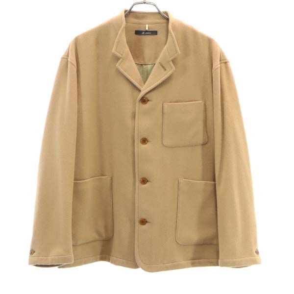 Johnbull Wool Blend Melton Jacket Camel Size M