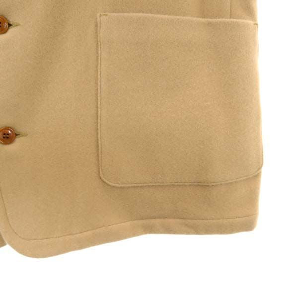 Johnbull Wool Blend Melton Jacket Camel Size M
