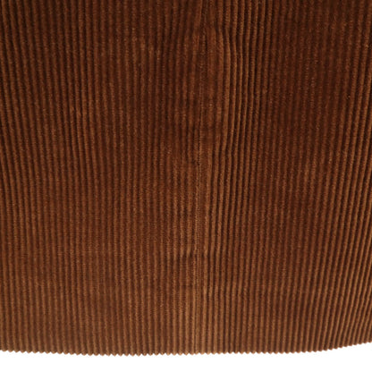CELINE Made in France Corduroy Midi Skirt Brown Size 38