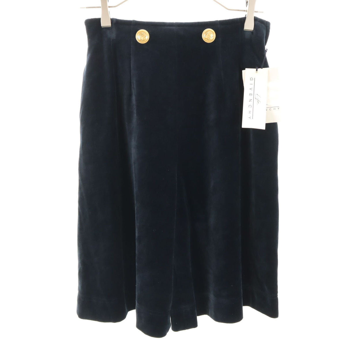 GIVENCHY 90s Made in Japan Velour Shorts Navy Size JP 9