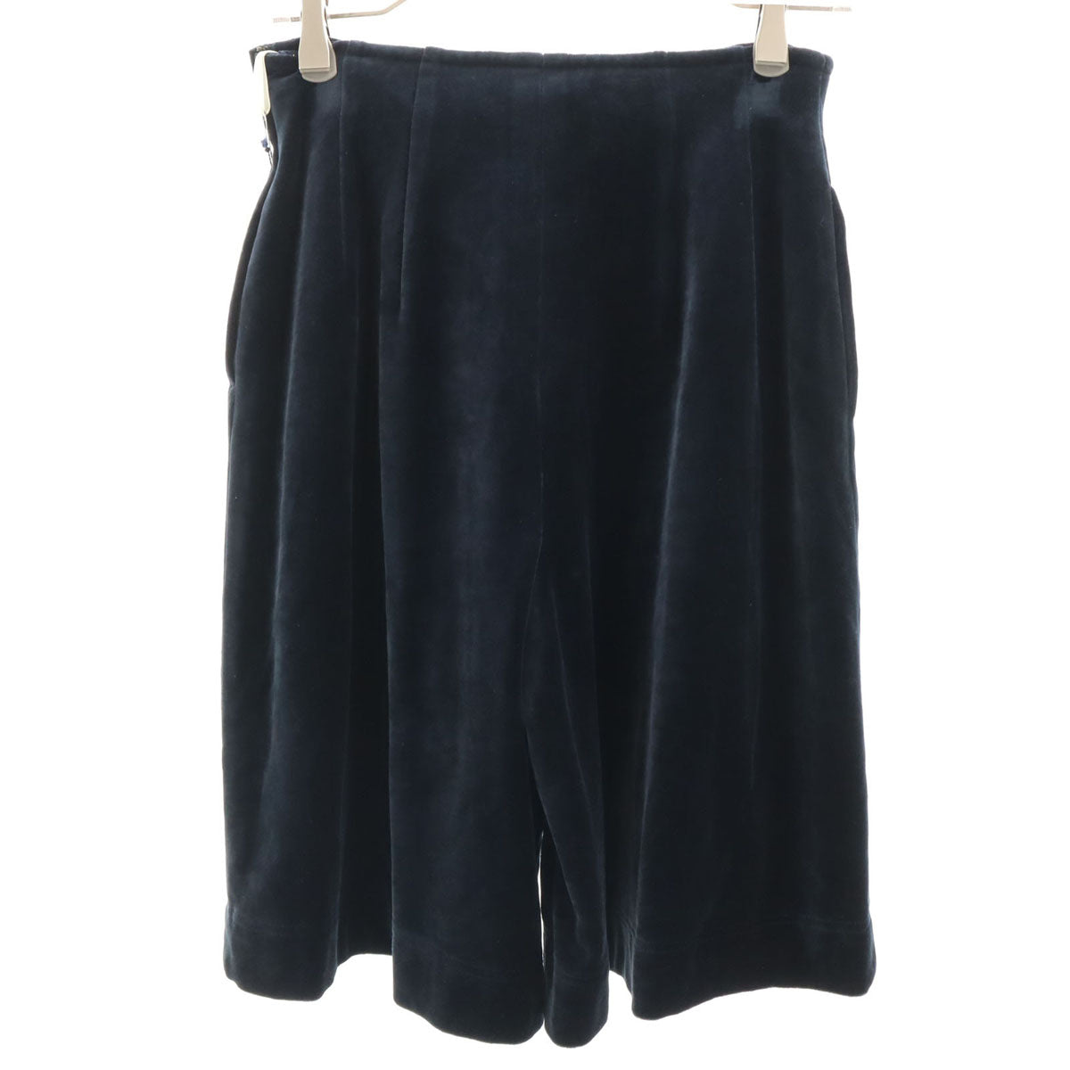 GIVENCHY 90s Made in Japan Velour Shorts Navy Size JP 9