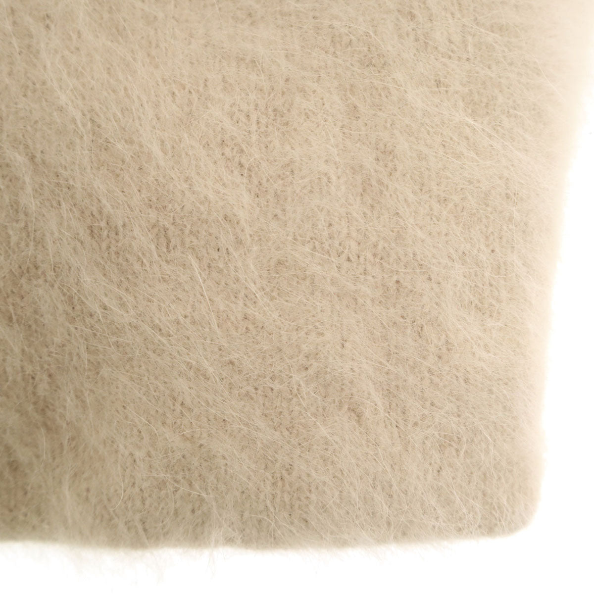 GIVENCHY Italy Angora Blend Midi Skirt Beige Size XS
